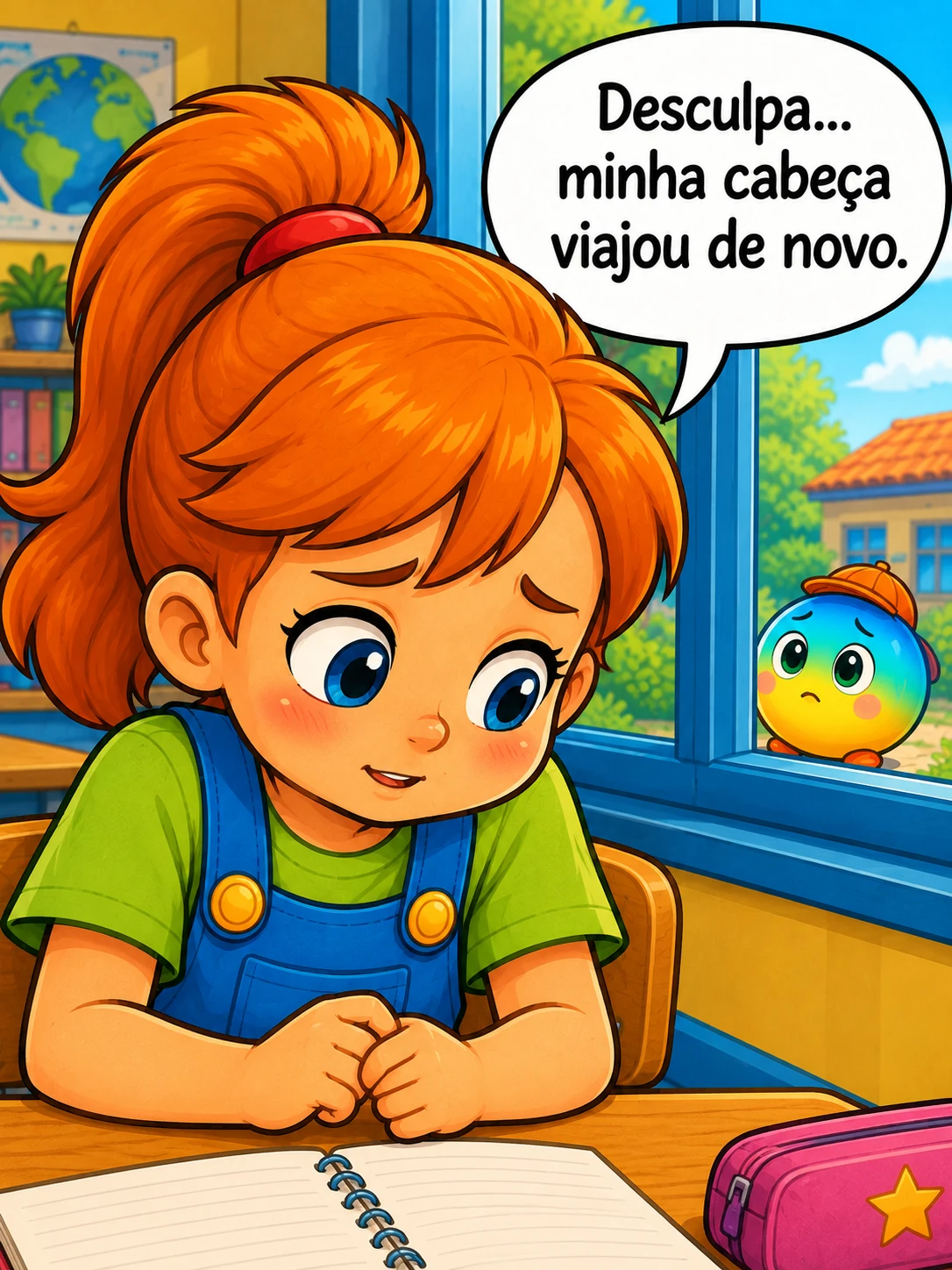 Lena conta que sua cabeça viajou de novo