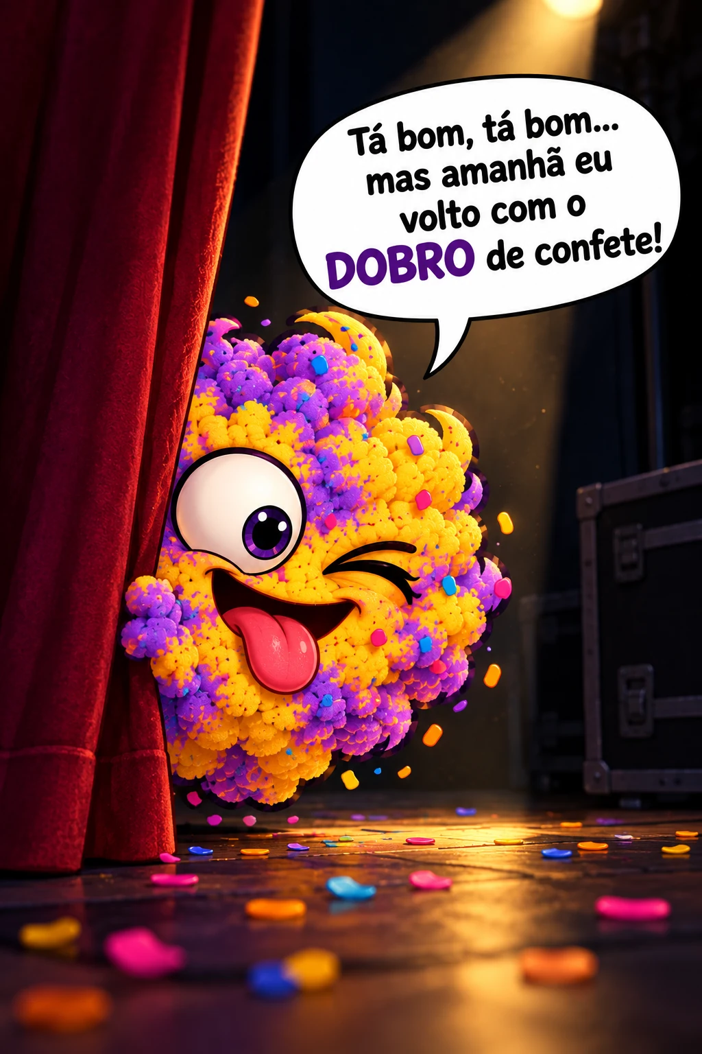 O Dobro de Confete promete voltar amanhã