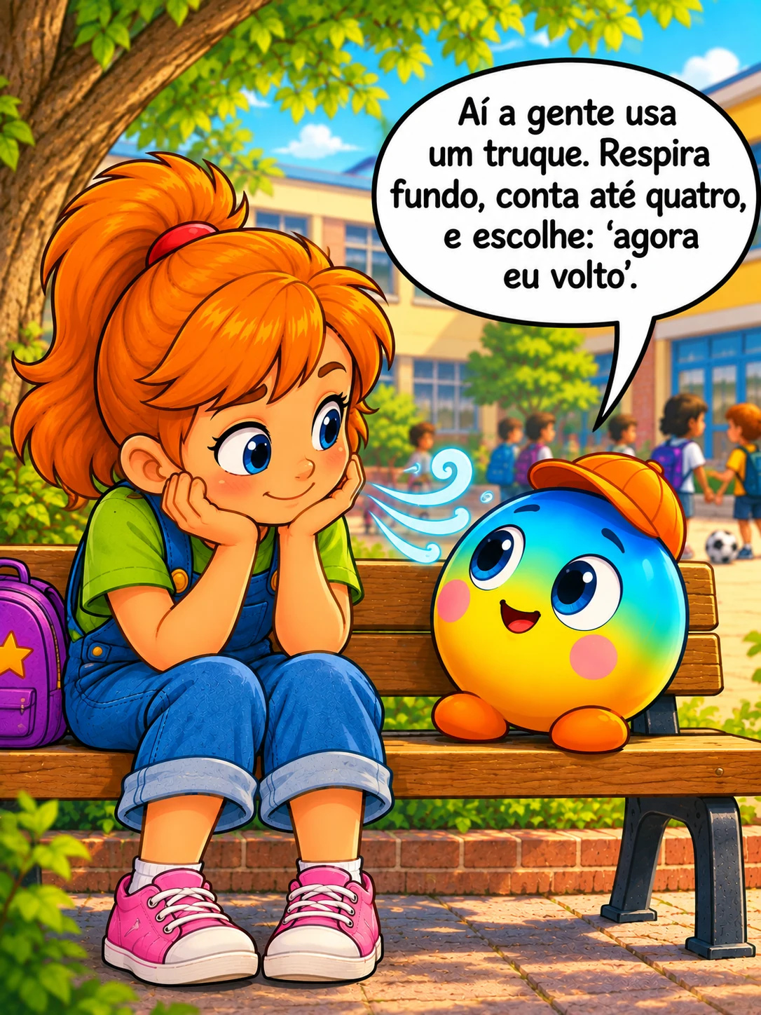Bolix sugere respirar e contar até quatro