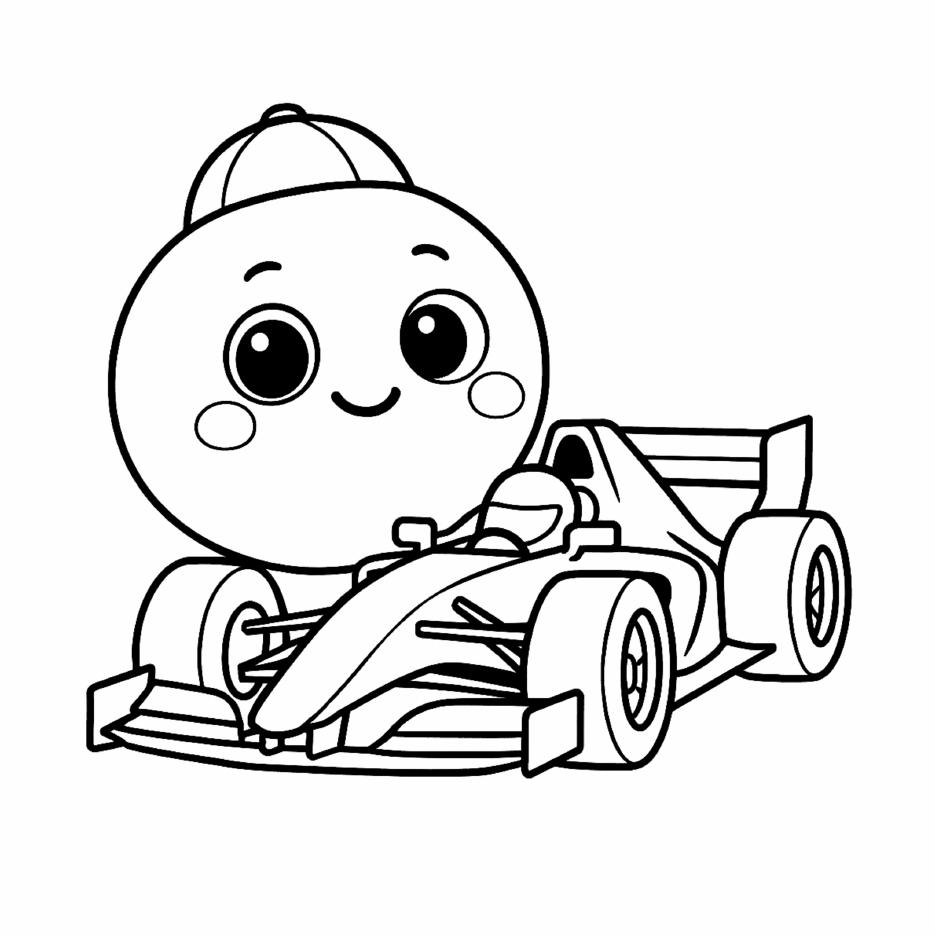 Desenho para colorir: Bolix pilotando