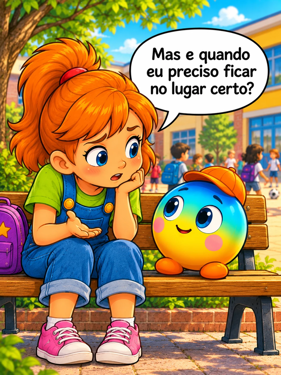 Bolix conversa com Lena sobre ficar no lugar certo